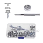 Новинка, 62 шт., металлическая лодка, морская холщовая ткань, защелкивающаяся крышка, Аксессуары для инструментов