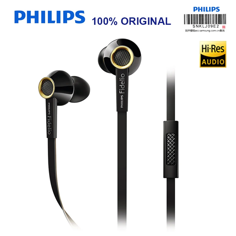 PHILIPS S2 оригинальные Hi Fi наушники с высоким разрешением Fever телефонный звонок