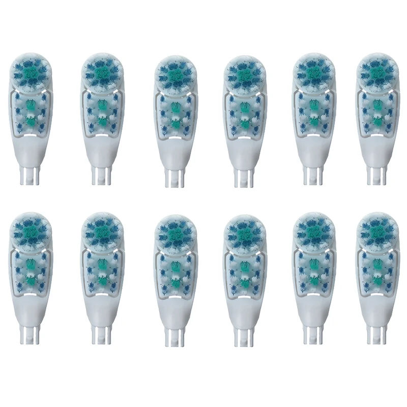 12 шт./компл. сменные насадки для зубных щеток Oral B Dual Clean Complete Soft Bristles зубная щетка es
