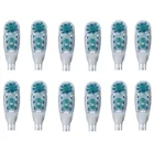12 шт.компл. сменные насадки для зубных щеток Oral B Dual Clean Complete Soft Bristles зубная щетка es Heads