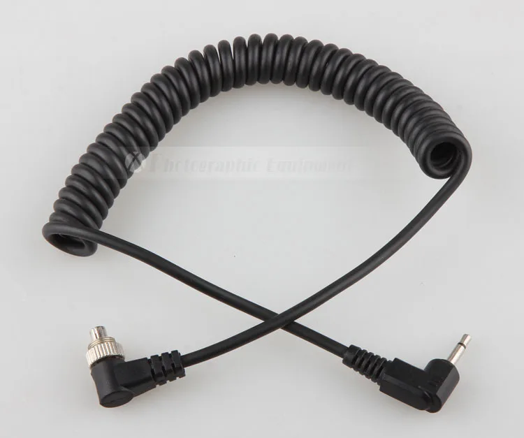 Шнур для синхронизации со вспышкой камеры с винтовым замком 2 5 мм | Электроника