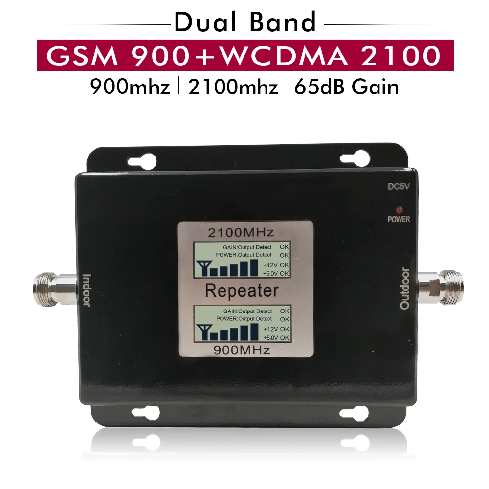 2G 3G двухдиапазонный усилитель сигнала GSM 900 + UMTS/WCDMA 2100 повторитель для сотового