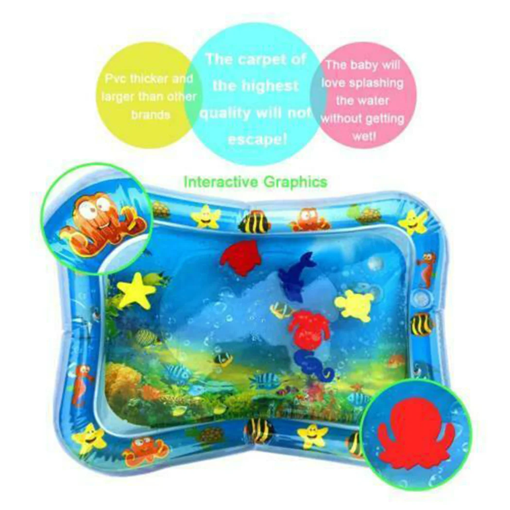 Детская игрушка для животика, детская подушка для воды, морские животные, морская звезда, водные коврики, надувной водный плавающий коврик, игрушечный игровой коврик