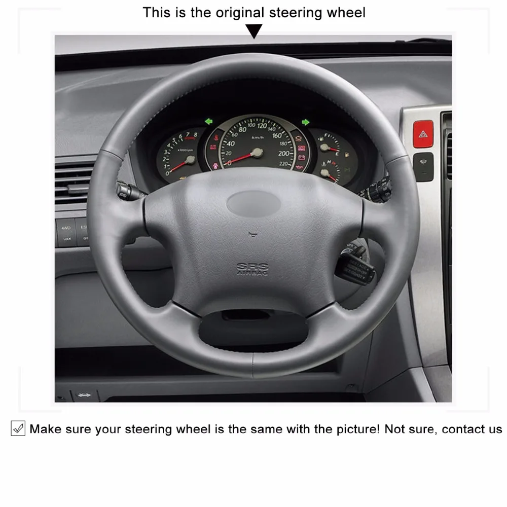 MEWANT черный чехол рулевого колеса автомобиля из искусственной кожи для Hyundai Tucson 2004