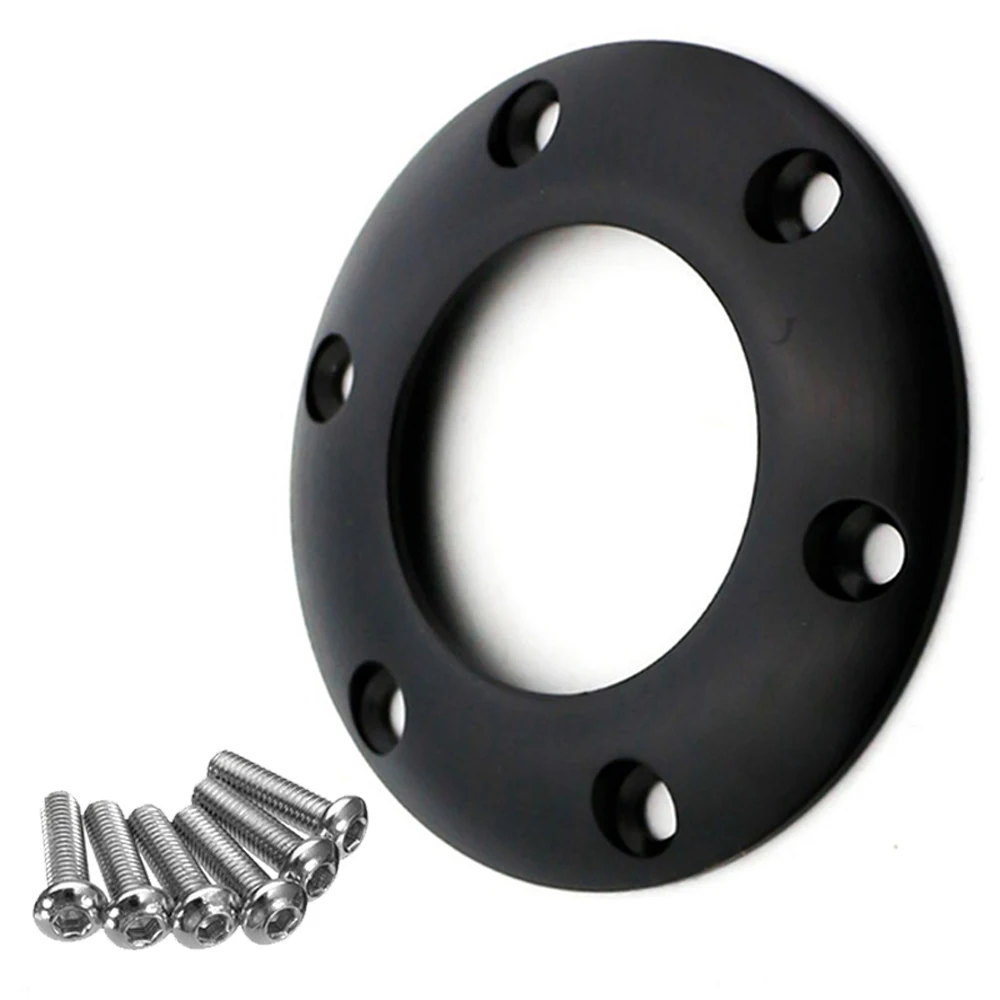 Гоночный автомобиль 6 болтов рулевой клаксон Кнопка черное кольцо с сердцем для