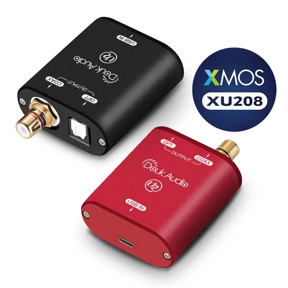 Коаксиальный преобразователь Nobsound Mini USB в оптический XMOS 208 цифровой интерфейс DSD