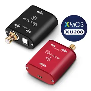 Мини USB-оптический коаксиальный конвертер Nobsound XMOS 208, цифровой интерфейс DSD DOP 192 кГц