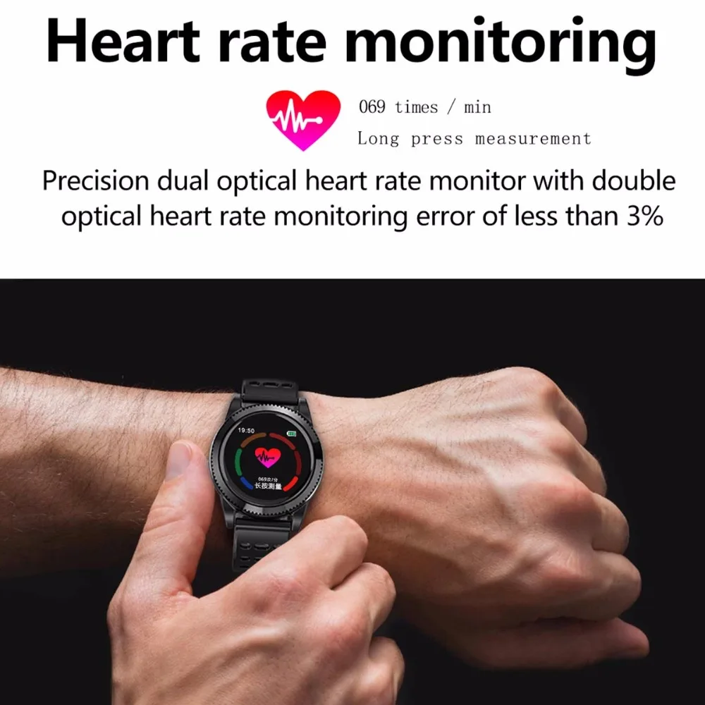 696 M11 Smart Watch 1.3 Round Color Screen Multi-dial Music Control Heart Rate Monitor Smartwatch Men Women | Электроника