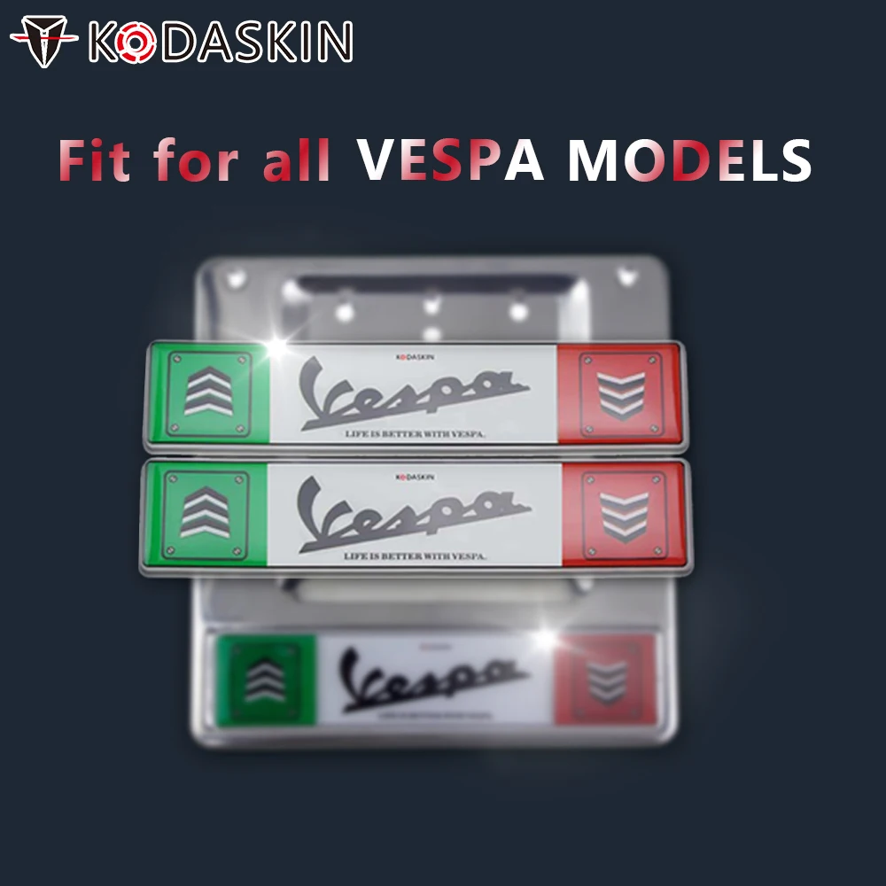 KODASKIN эмблемы логотипы мотоциклетные наклейки для VESPA GTS300 GTV|Наклейки и стикеры| |