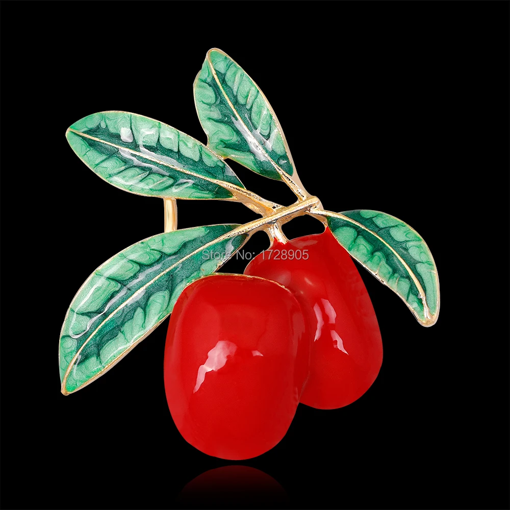 Женская свадебная брошь в виде фруктов ягод ананасов моркови букетов дерева