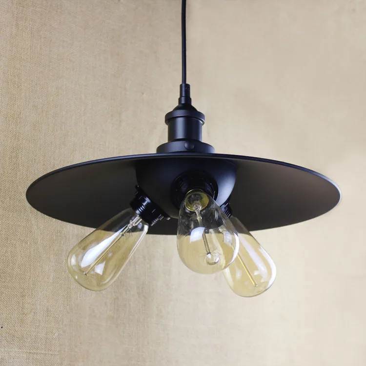 Железная Подвесная лампа современные винтажные лампочки Эдисона бар ресторан спальни большие магазины E27