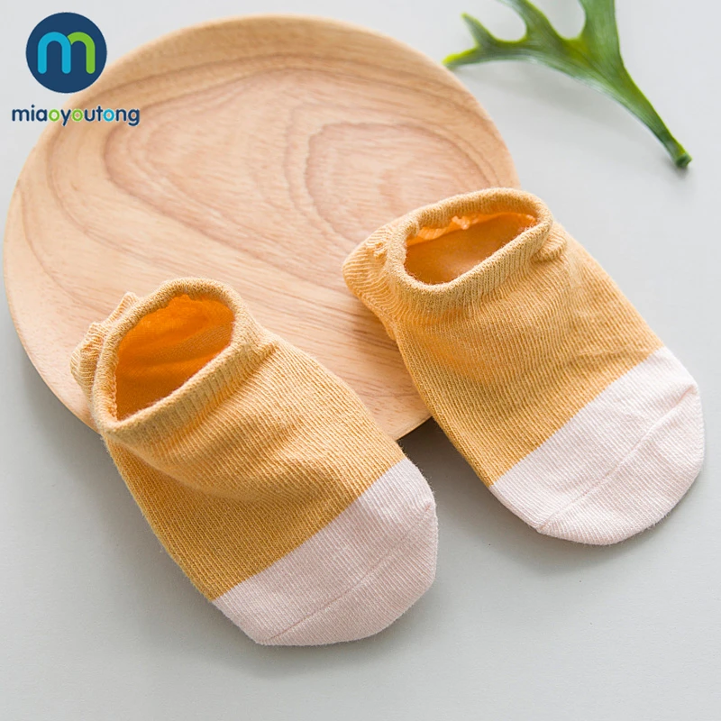 5 Pair Safe Non-Slip Rubber Comfort Cotton High Quality Soft Newborn Socks Kids Girl Socks Boy New Born Baby Miaoyoutong images - 6