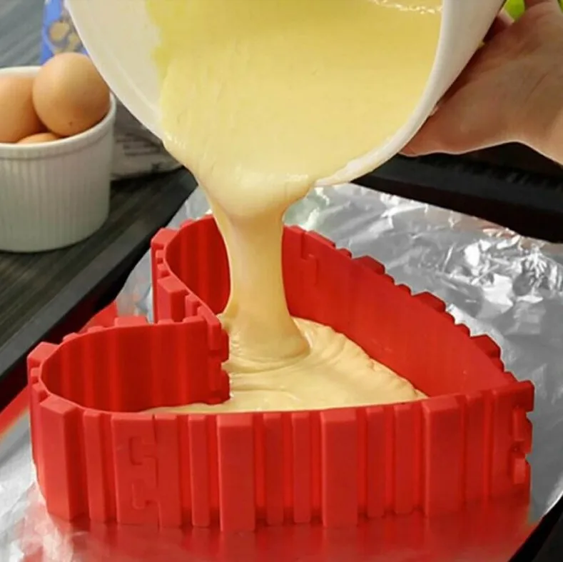 4 шт./компл. Magic торта multi Стиль DIY головоломки силиконовые формы хлеб кекса торта силиконовая форма для выпечки инструмент