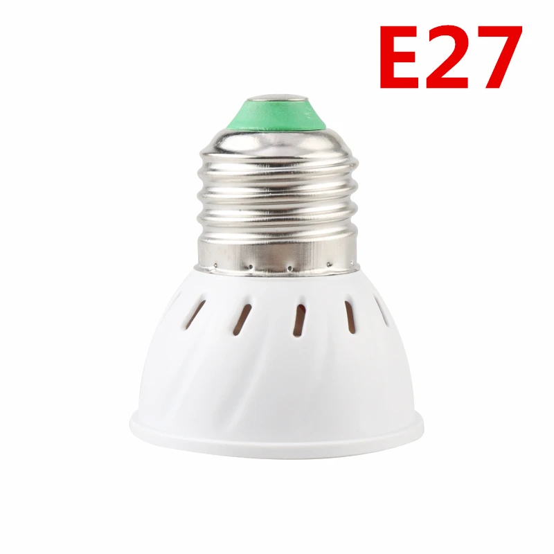 Светодиодный прожектор лампы 220V 230V E27 GU10 MR16 GU5.3 Точечный светильник SMD2835 48/60/80 светодиодный s Точечный светильник для Кухня домашний Декор Светильник Инж - Испускаемый цвет: E27