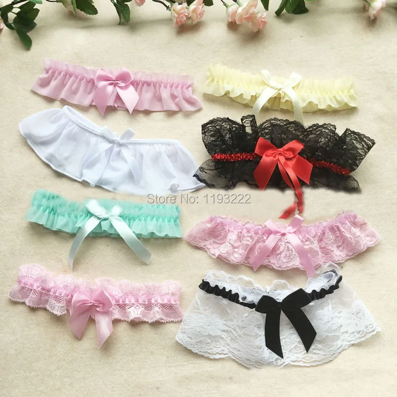 Подвязка для ног с бантом женская пикантный пояс оборками кавайная Лолита