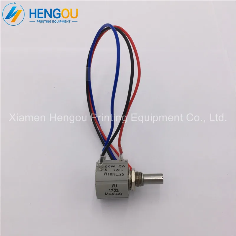 5 Pieces R10KL.25 potentiometer 71.186.5172 for offset SM102 CD102 printing machine 10k rotary | Компьютеры и офис
