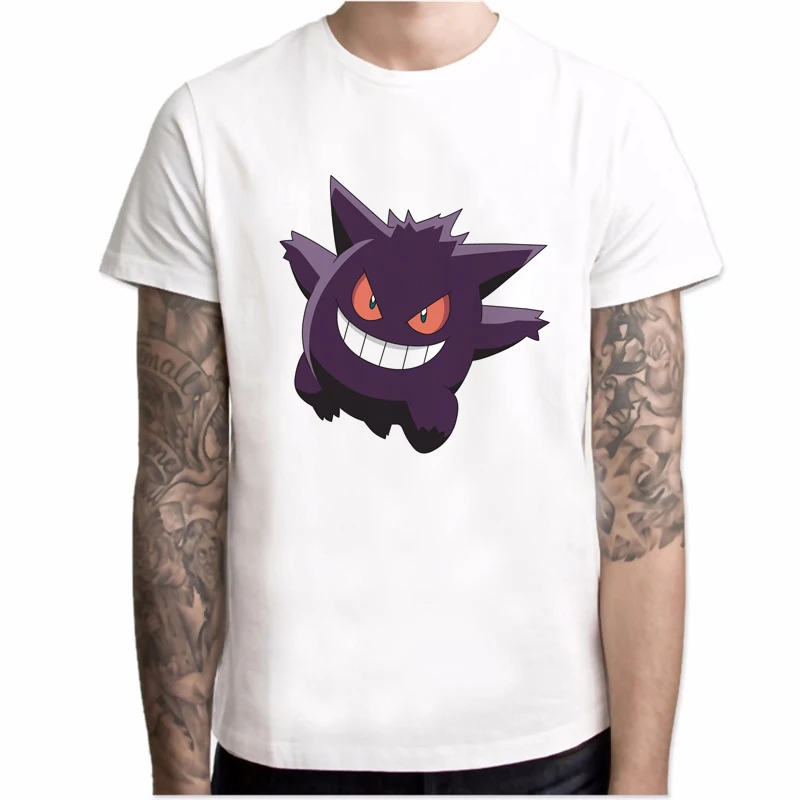 Новая футболка для мужчин Not Today Забавный дизайн с буквенным принтом Покемон