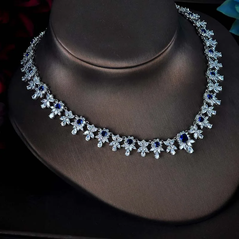 HIBRIDE элегантная бижутерия с цветочным дизайном наборы для женщин Свадебное