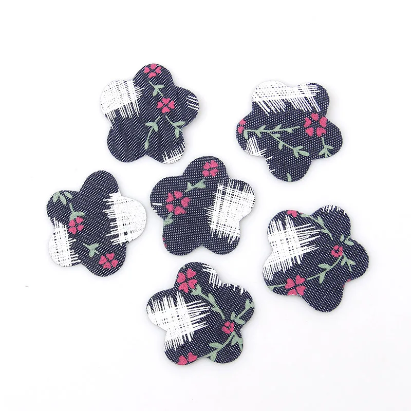 6 шт. джинсовые патчи с рисунком сердца и цветка|patch iron on|iron on patch repairiron patches |