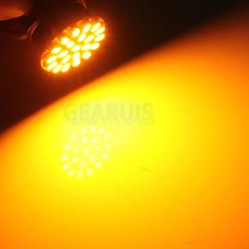 100 шт. 1157 BAY15D стробоскопическая вспышка Blink 22 SMD 1206 LED P21/5W 1156 BA15S фонари заднего хода