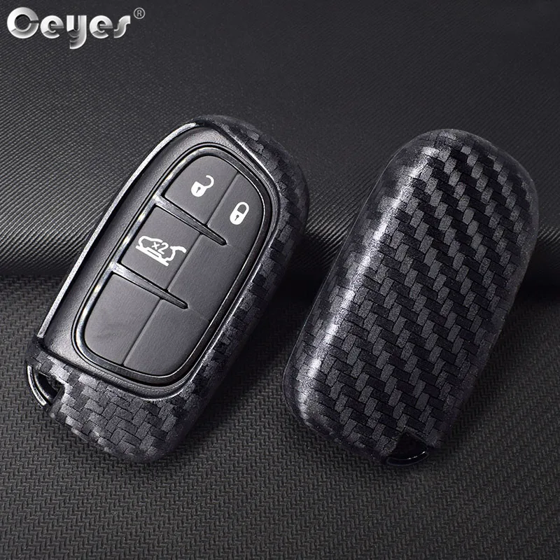 Ceyes автомобильные аксессуары чехол для ключа стайлинга Jeep Renegade Grand Dodge Journey