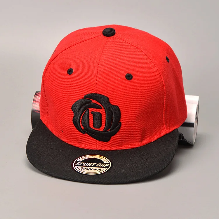 red-black Бейсболка Derrick Rose Minnesota Регулируемая Кепка шапки для отдыха сплошной цвет Мода Snapback шапка на лето и осень - Цвет: red-black