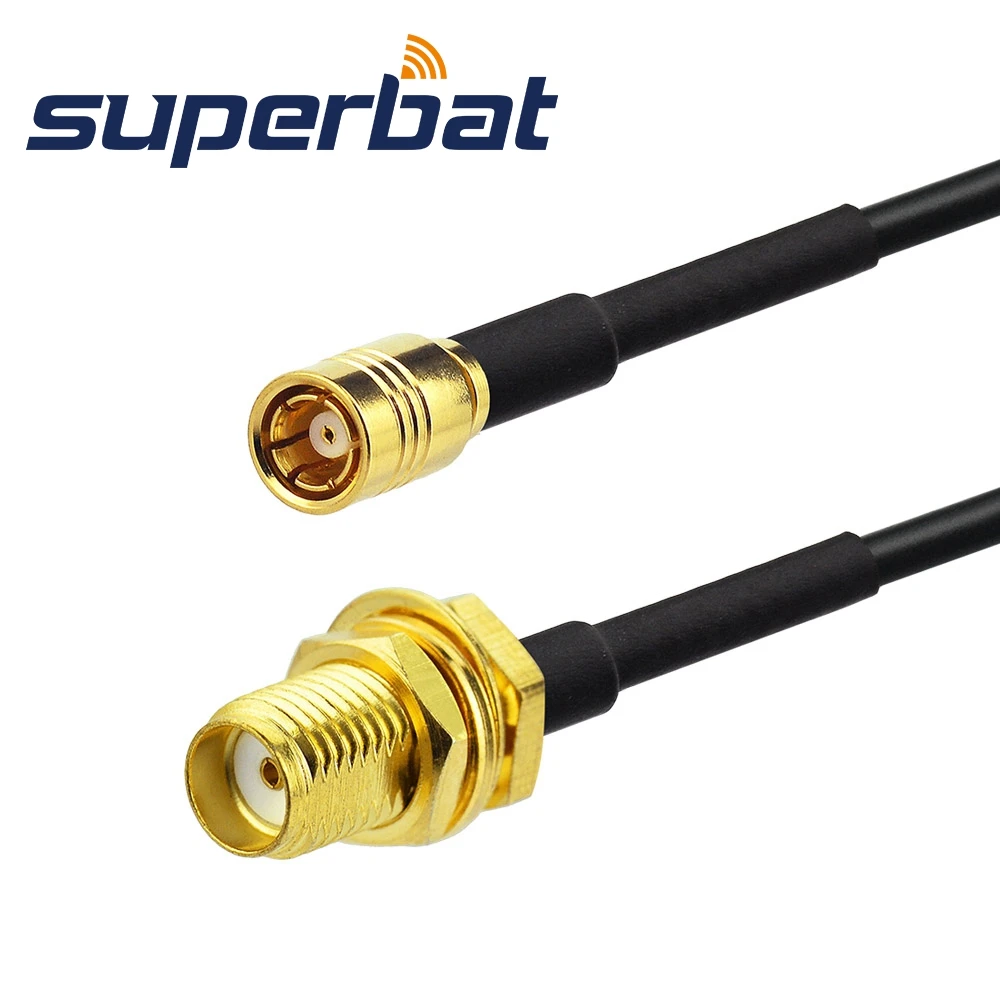 Superbat DAB/DAB + Автомобильный радиоантенный адаптер SMA разъем для SMB гнездовой RF