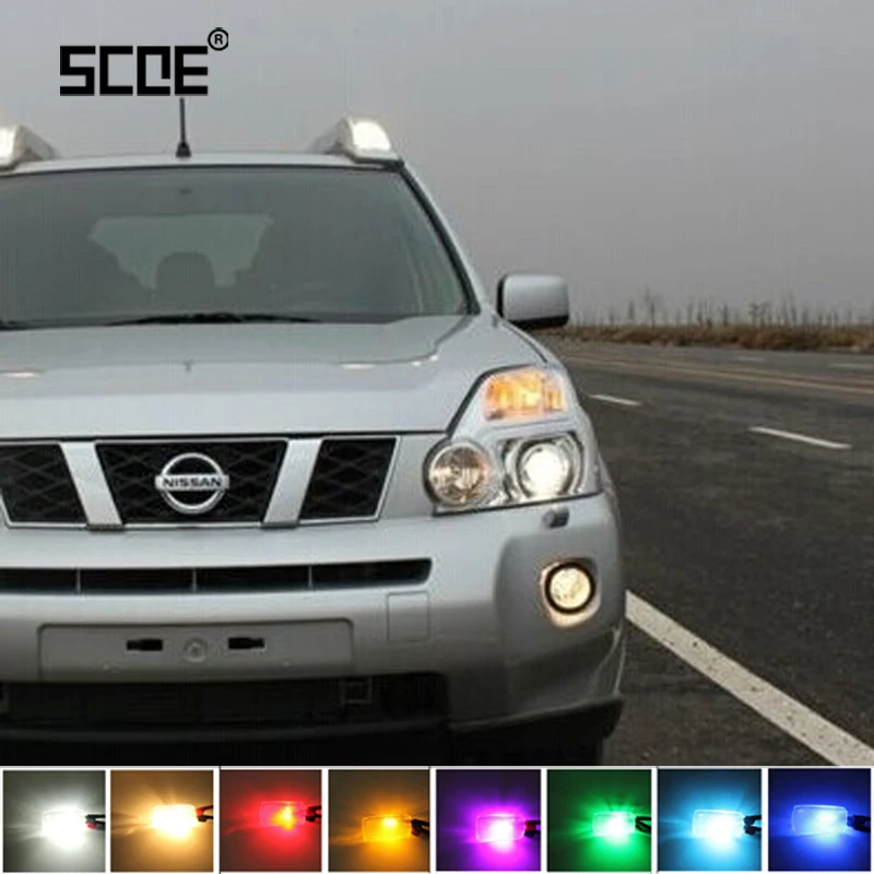 SCOE 2X 12SMD светодиодный передний стояночный Боковой габаритный фонарь для Nissan Juke Note