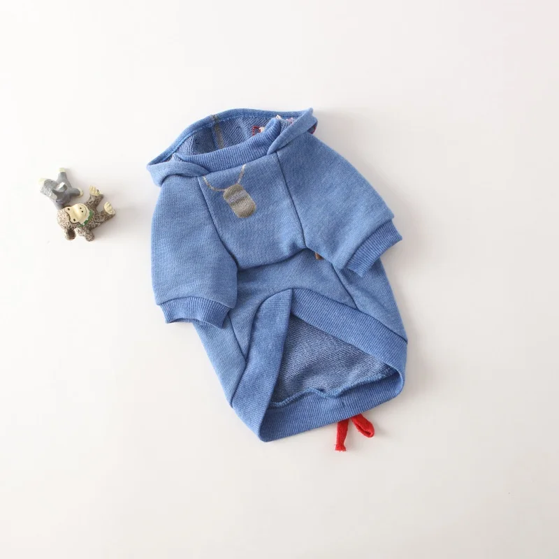 Зимняя одежда для собак пальто щенков куртка толстовки пуловер спортивная