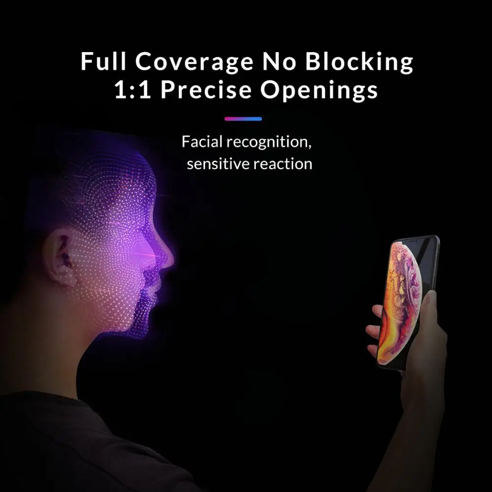 ORICO 3D полное покрытие закаленное стекло протектор экрана для iphone X XS XR на Max