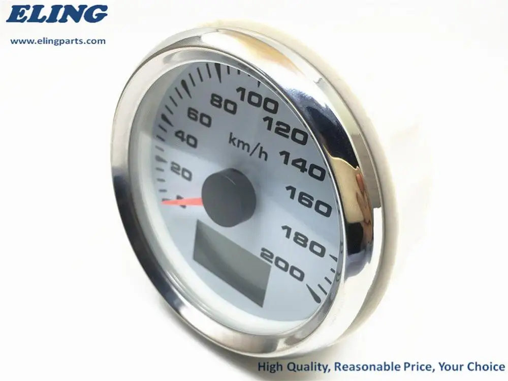 85 мм Универсальный Автомобильный морской GPS скоростной одометр 0 200 км/ч пробег 9 32