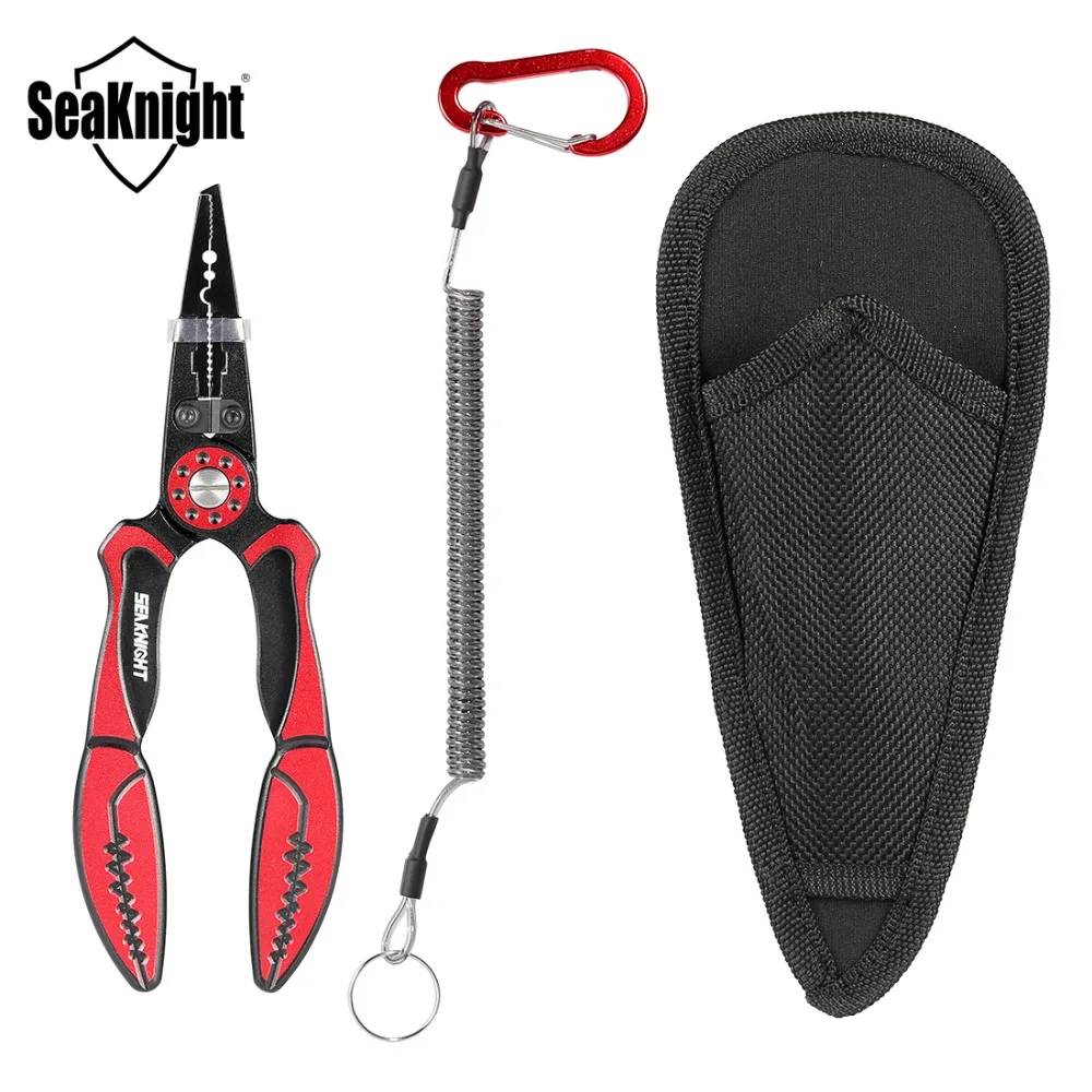 Seaknight SK006 алюминиевые рыболовные плоскогубцы 122 г вольфрамовые стальные лезвия лески резак рыболовные плоскогубцы ножницы с оболочкой рыболовный инструмент