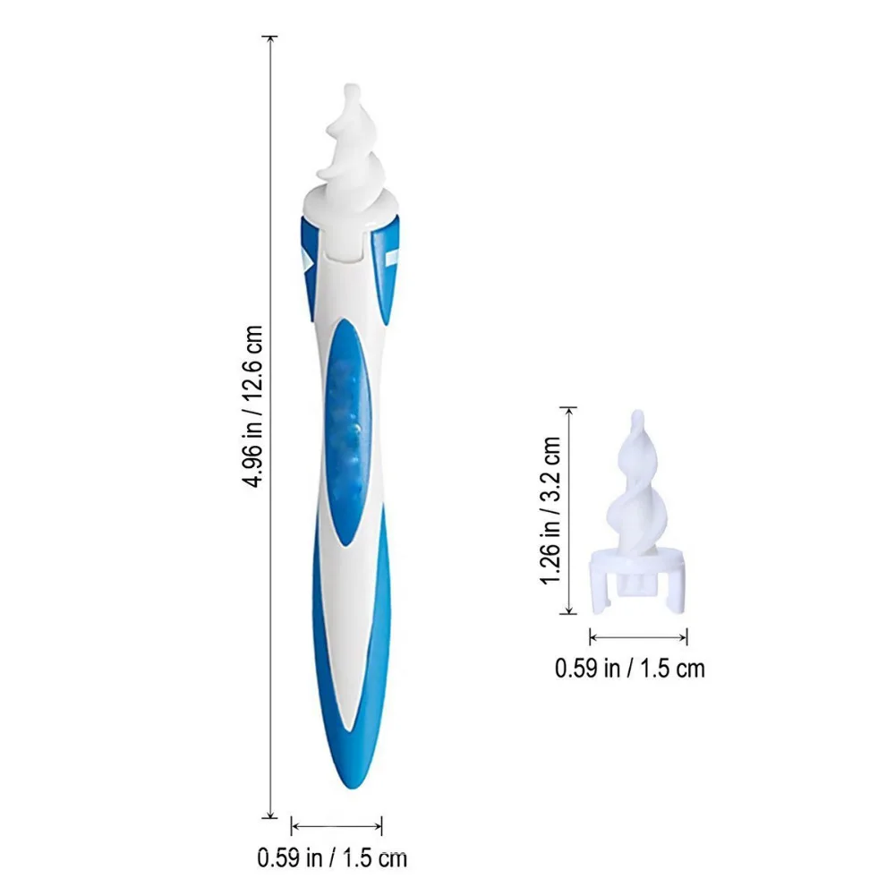 2018 16 советов Smart Ear Cleaner Earpick Swab легкое удаление ушного воска мягкий спиральный
