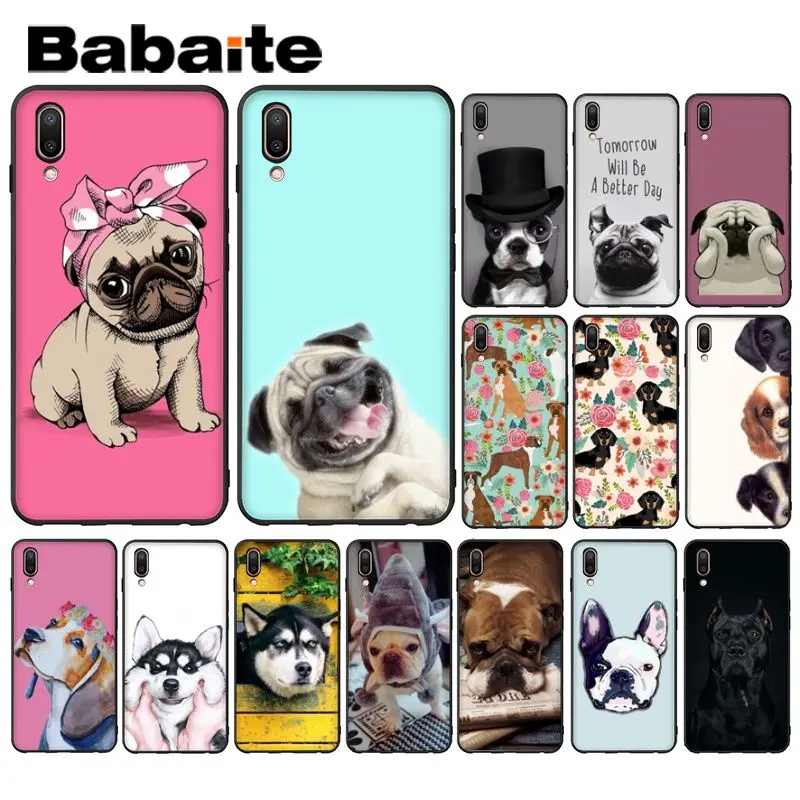 Чехол для телефона из силикона и ТПУ Babaite Pug seen things dog Hat чтения ViVo X 20 plus Play 6X23 X9 PLUS X9S