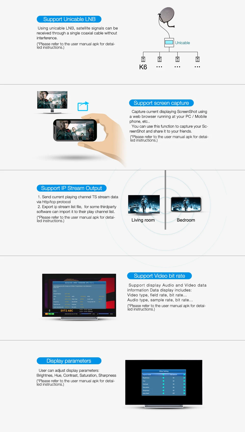 Домашний медиаплеер Mecool K6, Android 7,0, Smart tv Box, 2 Гб ОЗУ, 16 Гб ПЗУ, 2,4 ГБ и 5 ГГц, двойная WiFi приставка, 4K HD, Bluetooth 4,1 плеер