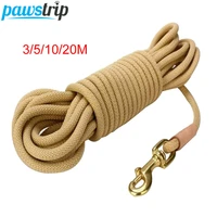 3m5m10m20m dog tracking leash nylon dog leash rope pet training walking leash for mediumlarge dogs non slip correa perro