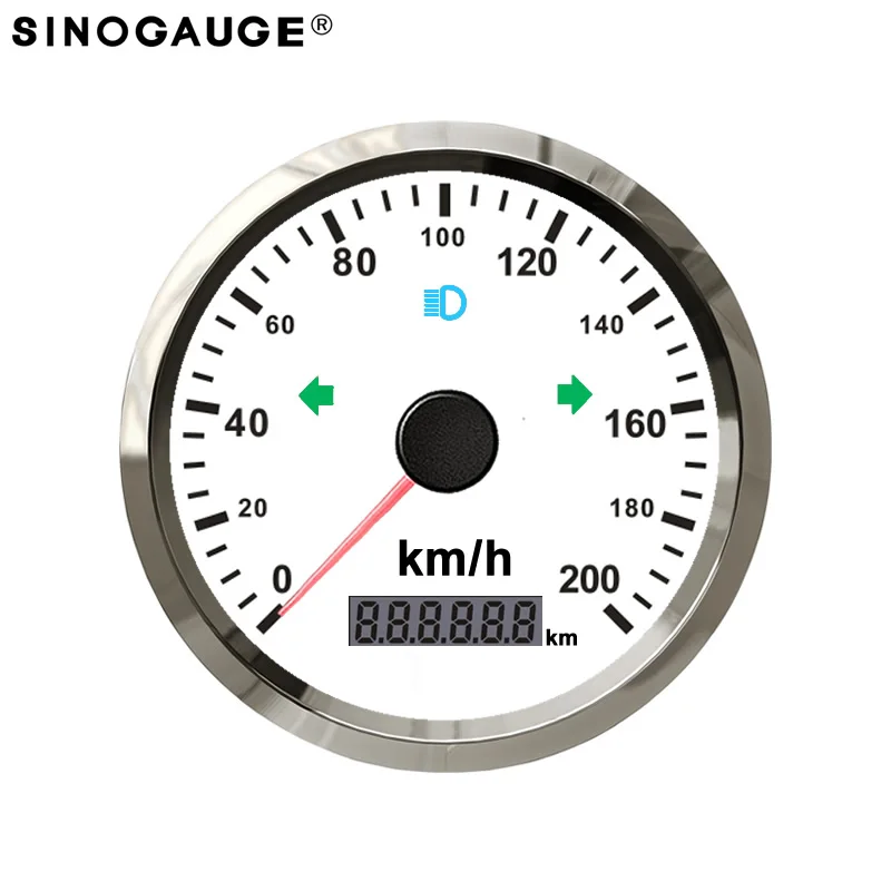 GPS Спидометр 85 мм 200 км/ч 3/8 дюйма водонепроницаемый IP67|gps speedometers for cars|gps motorcycle
