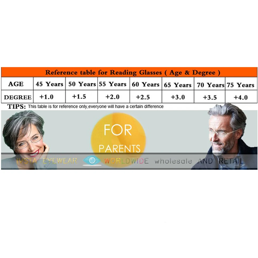 IVSTA с сумкой очки для чтения женщин мужчин Металлические Складные Гибкие света