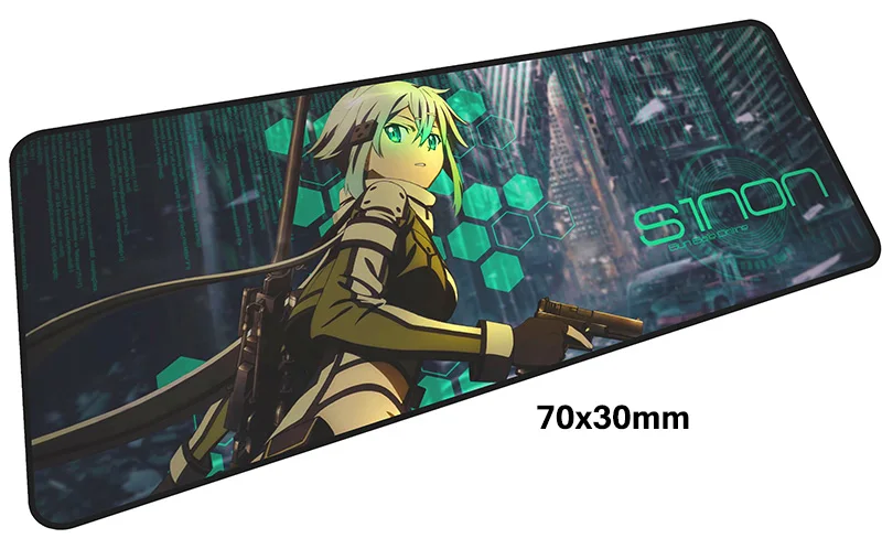 Size 700x300X2MM Sword Art Online коврик для мыши геймер 700x300 мм notbook коврик для мыши большой игровой коврик для мыши kiito Большой Коврик Для Мыши Компьютерный стол padmouse - Цвет: Size 700x300X2MM
