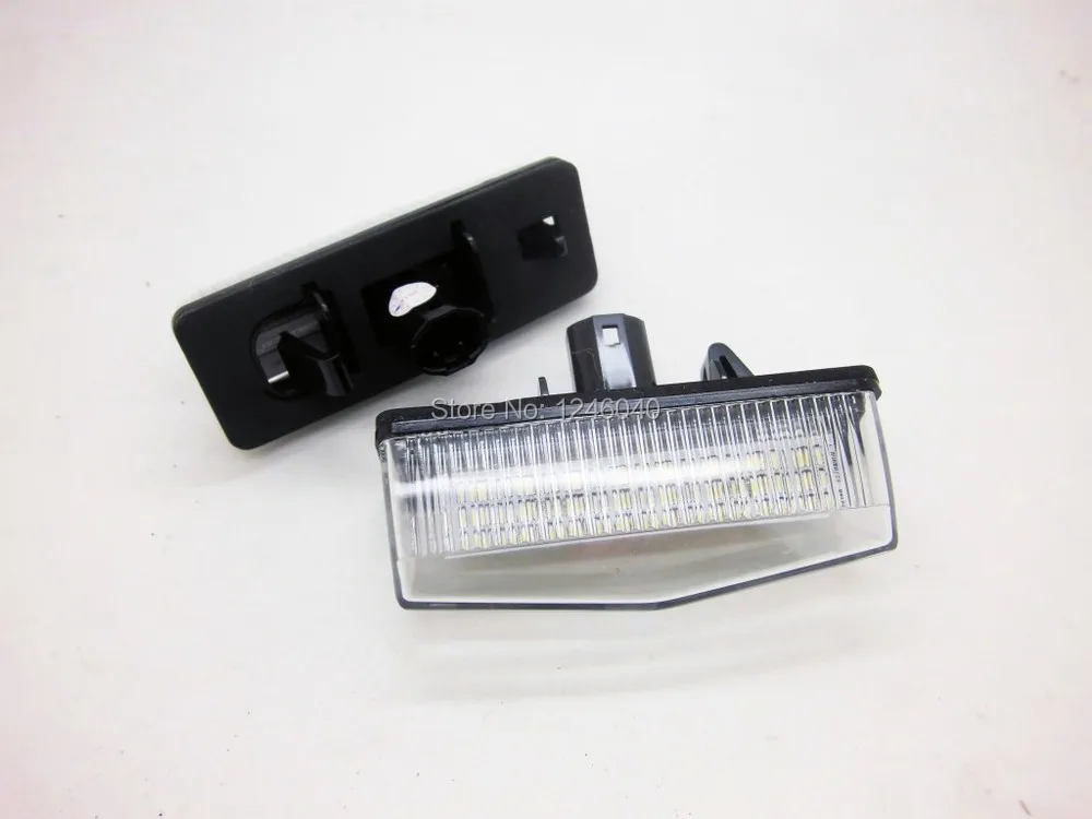 24LED фонарь освещения номерного знака Лампа для освещения номерного знака для Toyota Premio Allion 2009~ Mark X 09~ Корона 09~ Estima белый сильный яркий