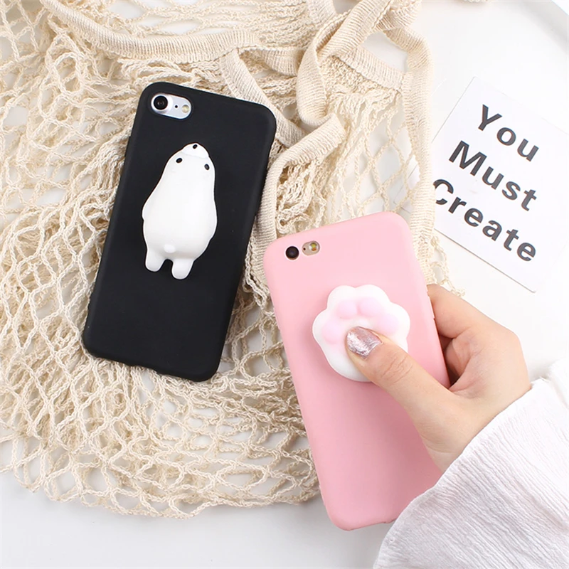 XINGYUANKE 3D Squishy Phone Case For Samsung Galaxy Note 9 Cute Lovely Cat Coque Note9 Soft Silicone Cover on - 3D "желе" чехол для телефона XINGYUANKE для Samsung Galaxy Note 9 с милым кошачьим дизайном, мягкий силиконовый чехол.
