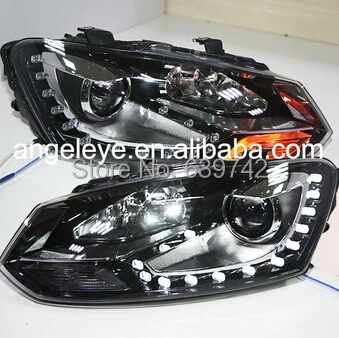 2011-2013 year For Cross Polo LED Head Light DRL with Bi Xenon Projector Lens SY | Автомобили и мотоциклы