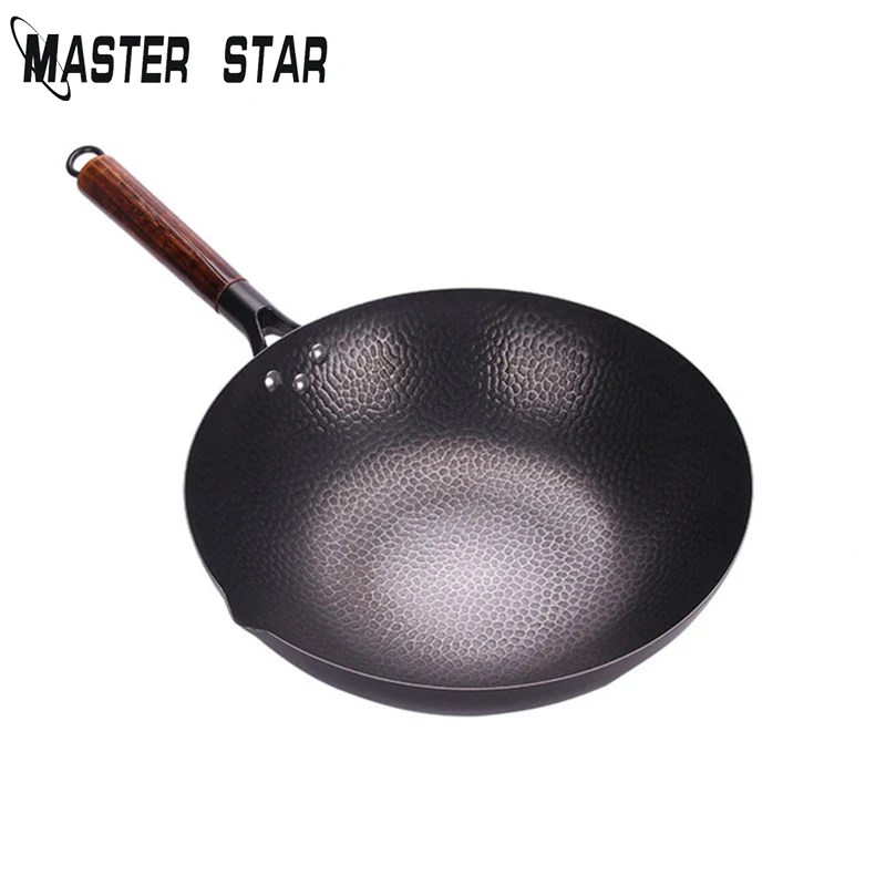 Антипригарная железная посуда для кухни Master Star 32 см|Воки| |