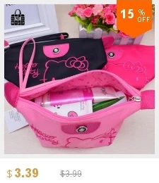 1 шт., Женская портативная Милая многофункциональная косметичка hello kitty на молнии, косметичка для макияжа, чехол для туалетных принадлежностей, косметический чехол s