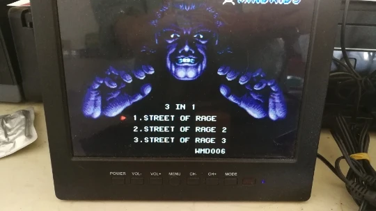 Улица Гнева 3 в 1 NTSC игровой картридж 16 бит карточная игра для MegaDrive / Genesis Системы