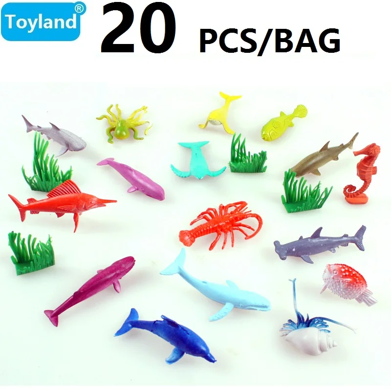 20 шт. игрушки для игры в Мир моря сделай сам симуляция образование