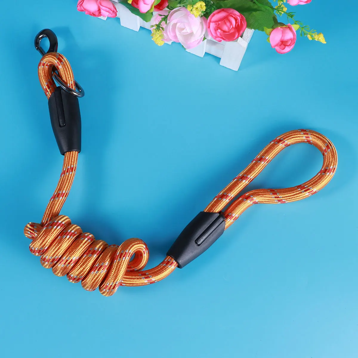 Поводок для собак Нейлоновый Регулируемый тренировочный поводок безопасная