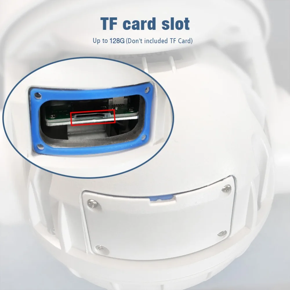 HD 1080P Беспроводная PTZ IP камера WIFI 20X оптический зум наружная охранная видео CCTV