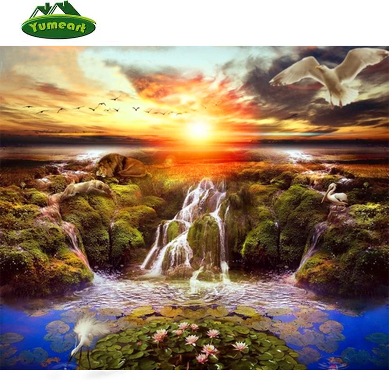 Рукоделие полный Алмазная вышивка крестиком на рисунке декорации 3D Diy наборы для