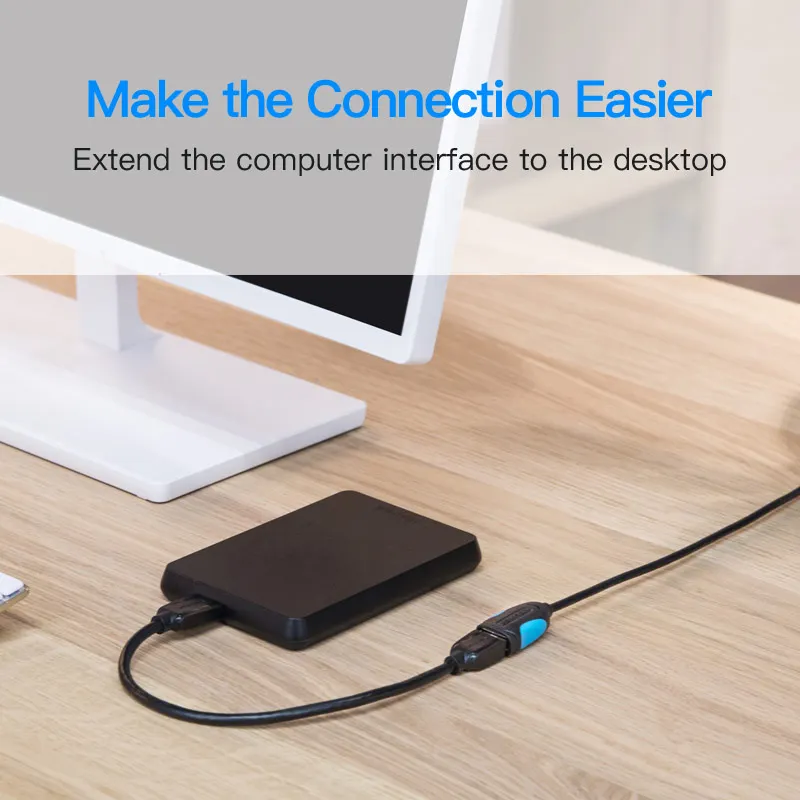 Удлинительный кабель Vention USB 3 0 сверхскоростной Папа мама 1 м 2 usb для синхронизации